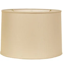 14" Belgian Linen Drum Shade