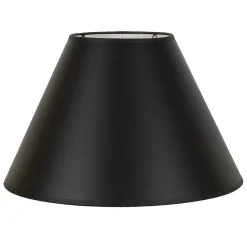 16" Black Paper Empire Lamp Shade