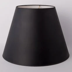 16" Black Paper Empire Lamp Shade