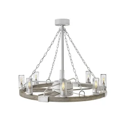 36" Chalet Indoor / Outdoor Ceiling Fandelier