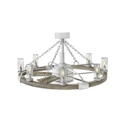36" Chalet Indoor / Outdoor Ceiling Fandelier