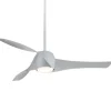 58" Contemporary Twisted Blade LED Ceiling Fan
