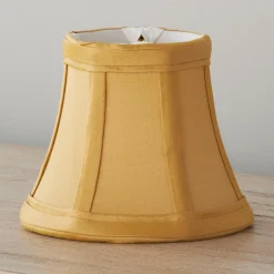 5" Dupioni Silk Bell Chandelier Shade