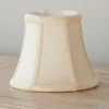 5" Dupioni Silk Bell Chandelier Shade