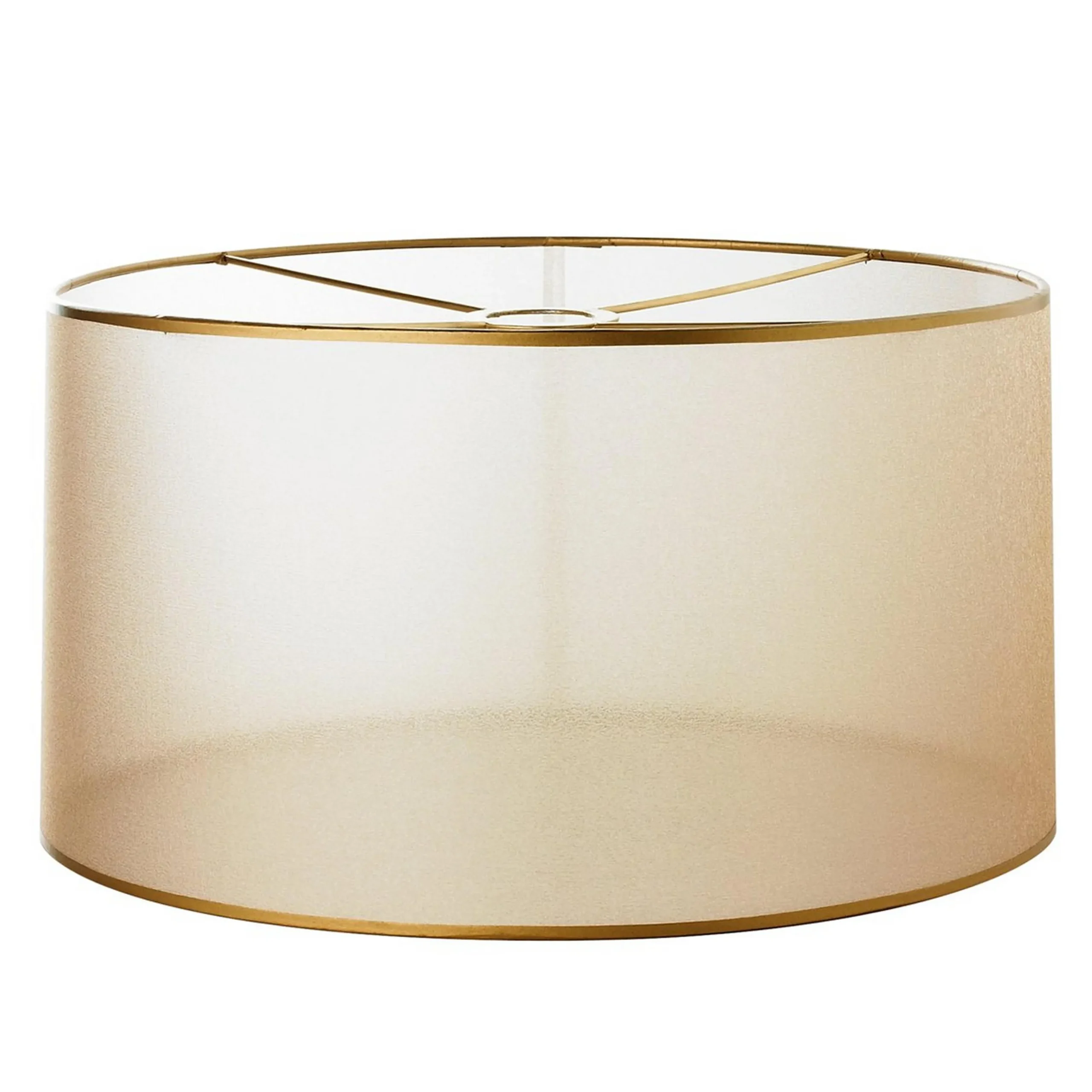 15" Euro Fitter Sheer Elegance Organza Drum Shade