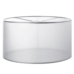 15" Euro Fitter Sheer Elegance Organza Drum Shade