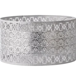 18" Filigree Lotus Euro Fitter Metal Shade