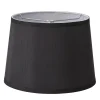 12" French Drum Faux Silk Shade