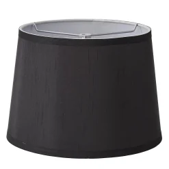 12" French Drum Faux Silk Shade