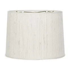 16" Grasscloth Drum Shade