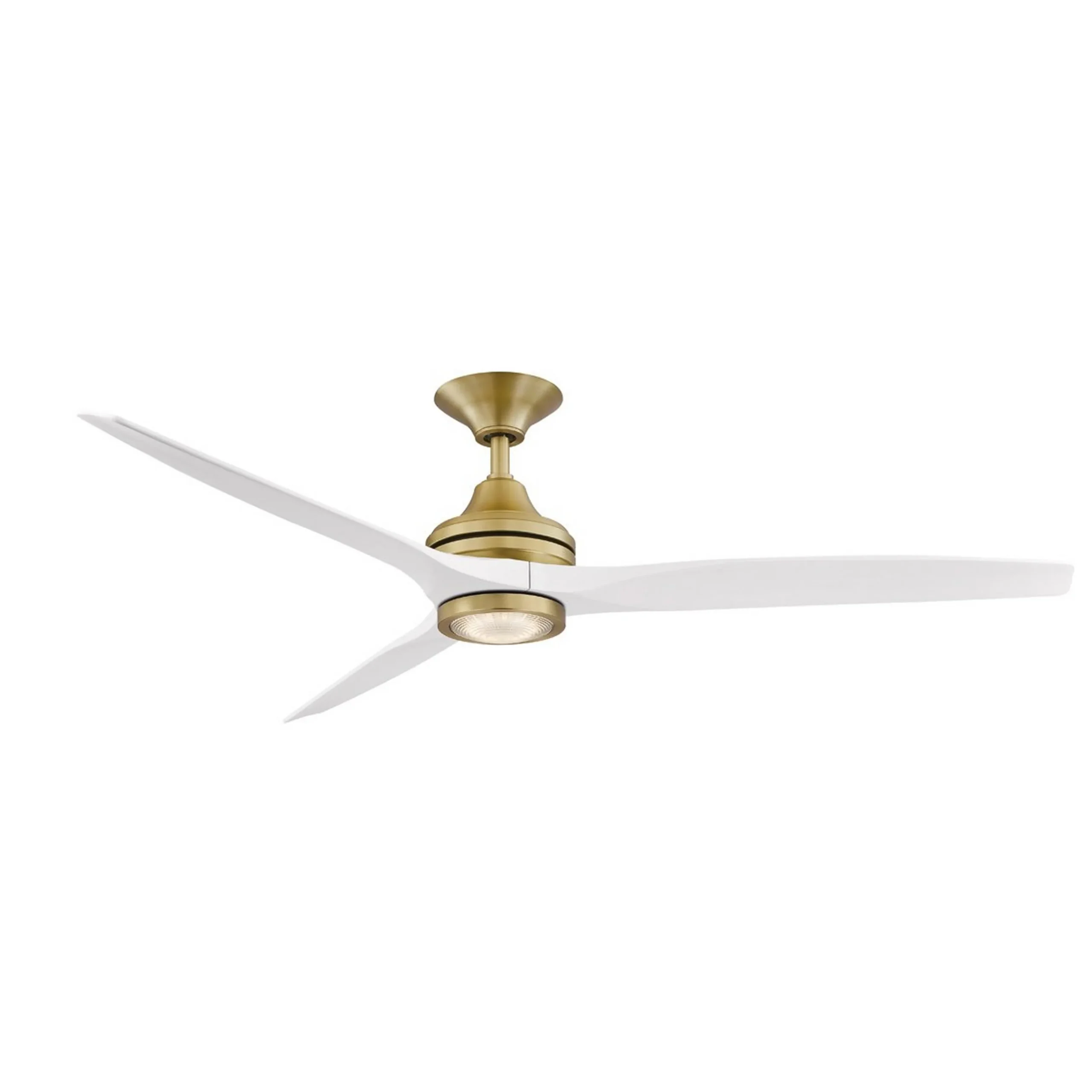 60" Indoor / Outdoor Metal and Wood LED Ceiling Fan