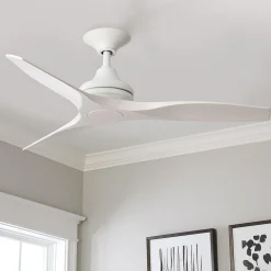 48" Indoor / Outdoor Metal and Wood Ceiling Fan