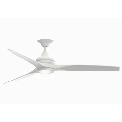 60" Indoor / Outdoor Metal and Wood LED Ceiling Fan