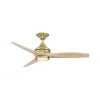 60" Indoor / Outdoor Metal and Wood LED Ceiling Fan