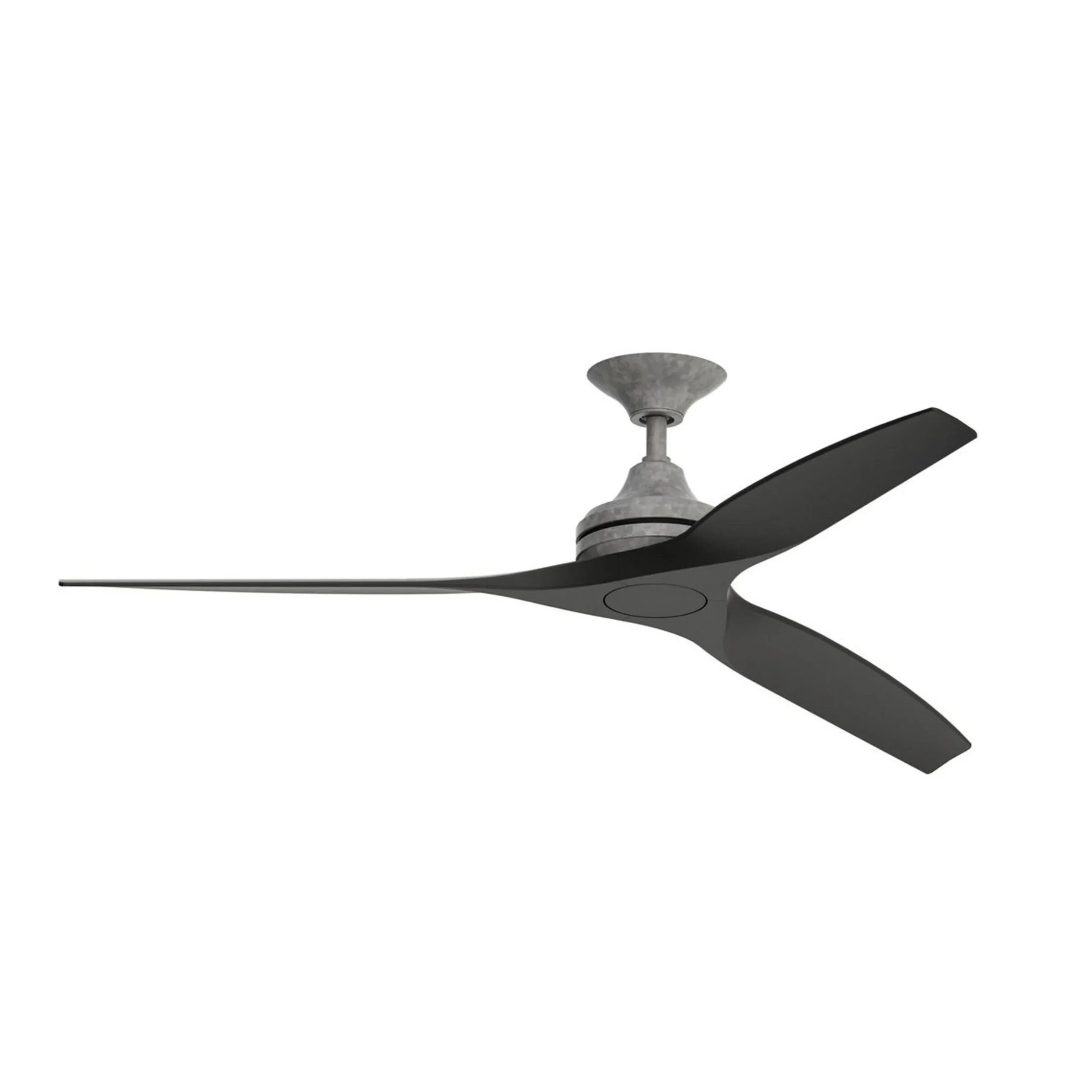 60" Indoor / Outdoor Metal and Wood Ceiling Fan