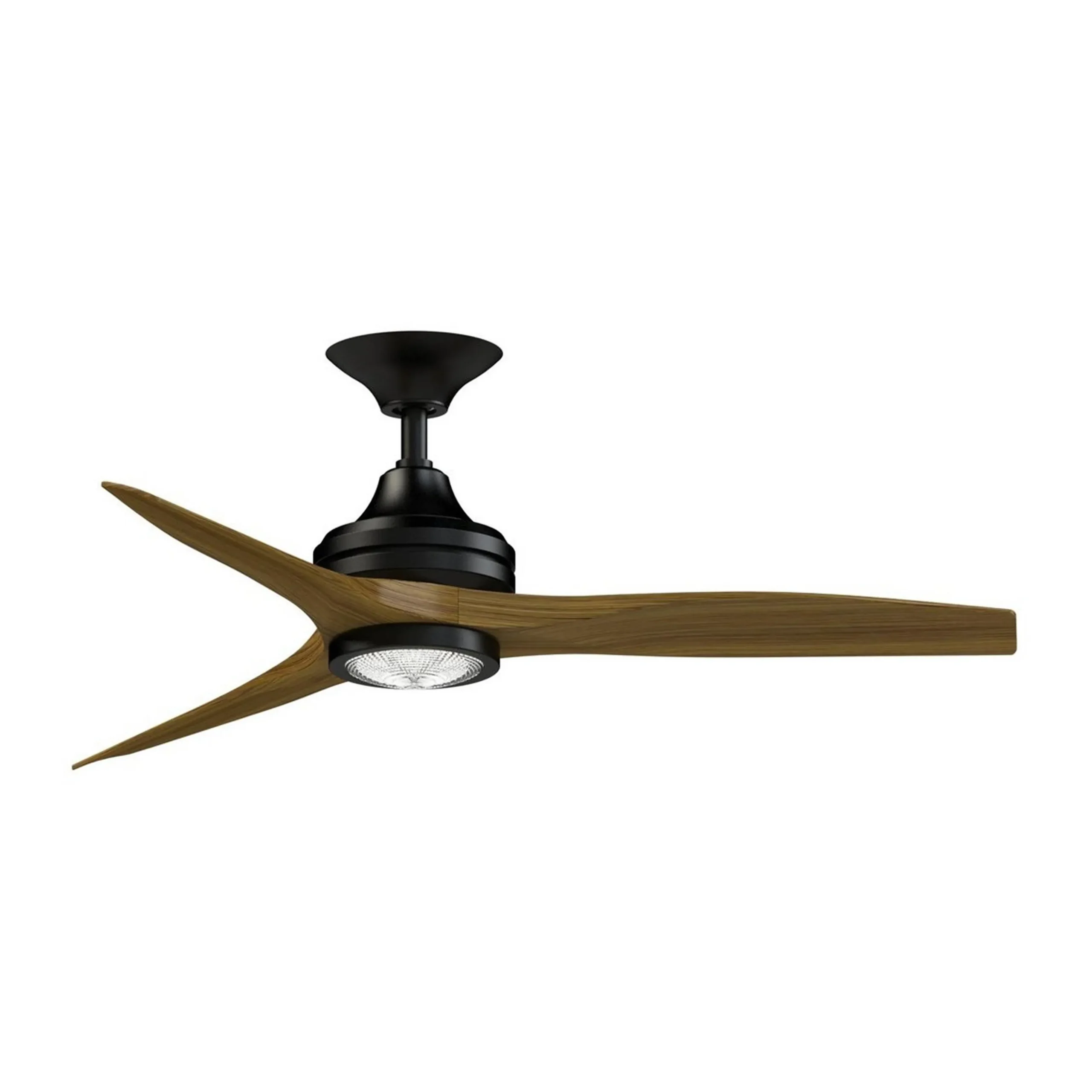 48" Indoor / Outdoor Metal and Wood LED Ceiling Fan