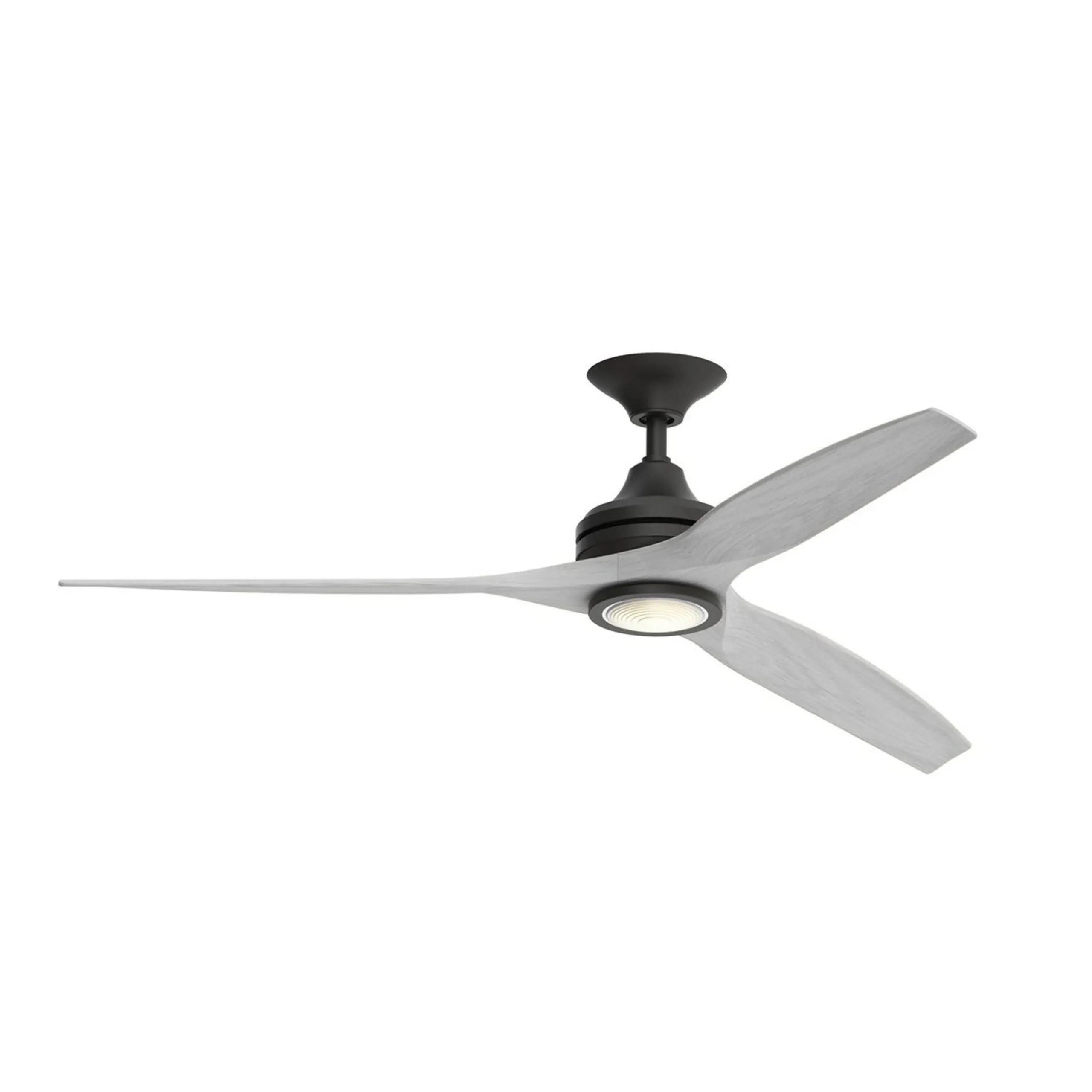 48" Indoor / Outdoor Metal and Wood LED Ceiling Fan
