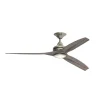 48" Indoor / Outdoor Metal and Wood LED Ceiling Fan