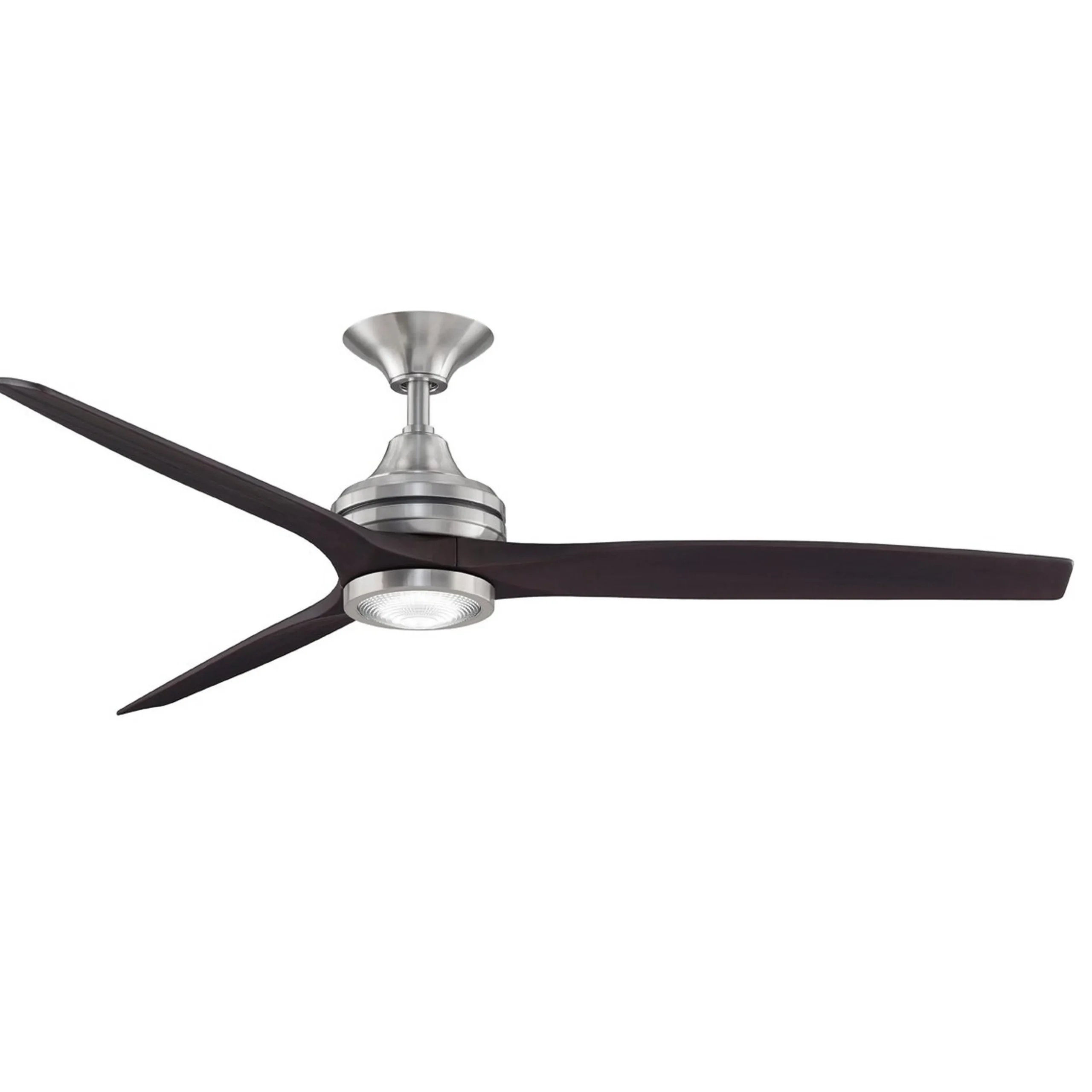 48" Indoor / Outdoor Metal and Wood LED Ceiling Fan