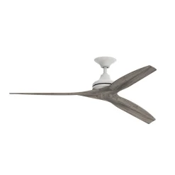 48" Indoor / Outdoor Metal and Wood Ceiling Fan
