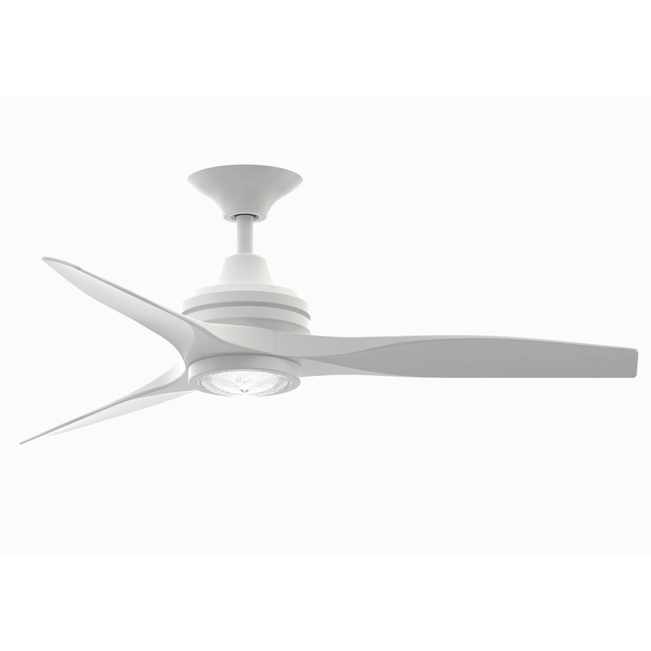 48" Indoor / Outdoor Metal and Wood LED Ceiling Fan