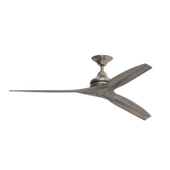 48" Indoor / Outdoor Metal and Wood Ceiling Fan