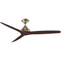 60" Indoor / Outdoor Metal and Wood Ceiling Fan