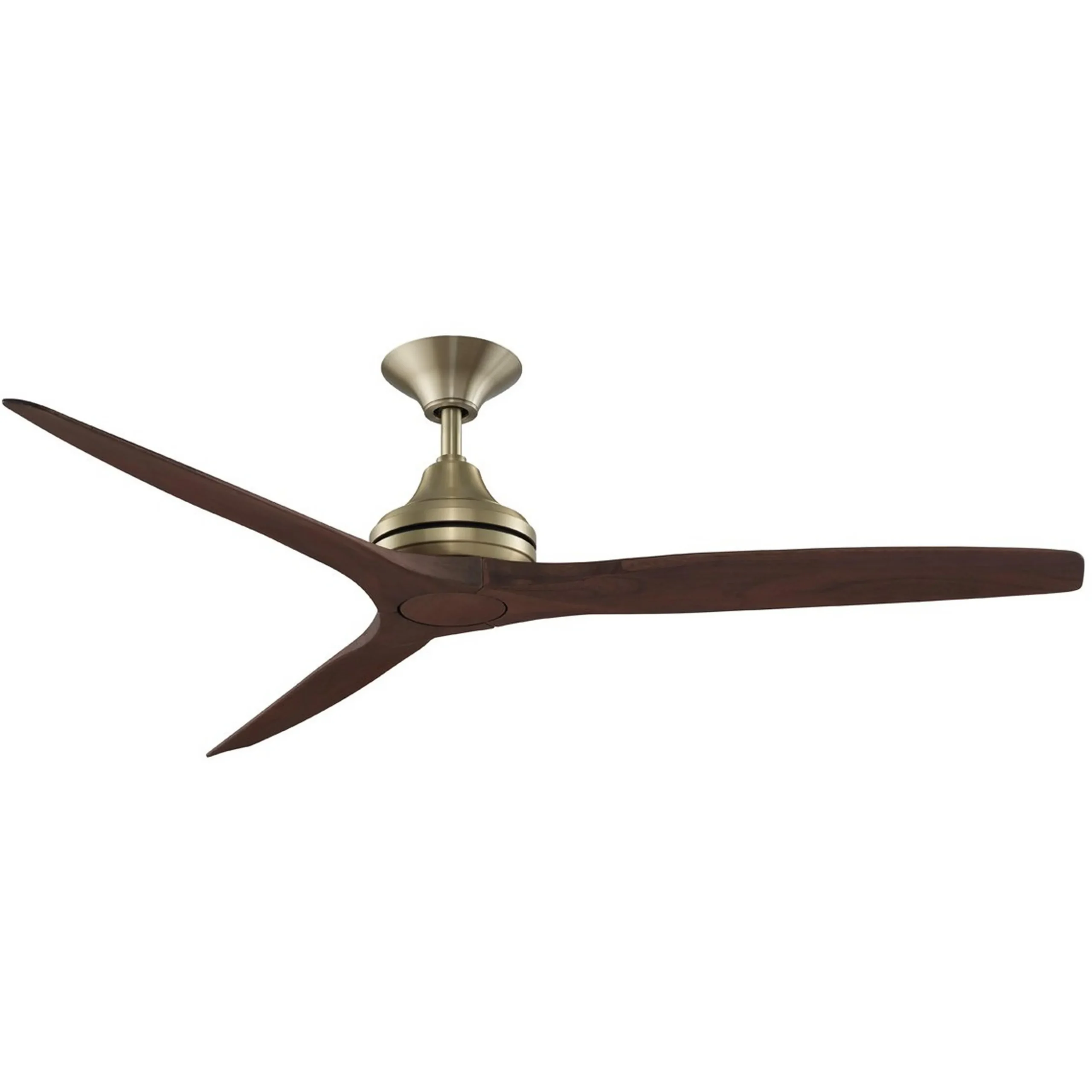 60" Indoor / Outdoor Metal and Wood Ceiling Fan