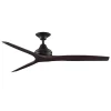 48" Indoor / Outdoor Metal and Wood Ceiling Fan