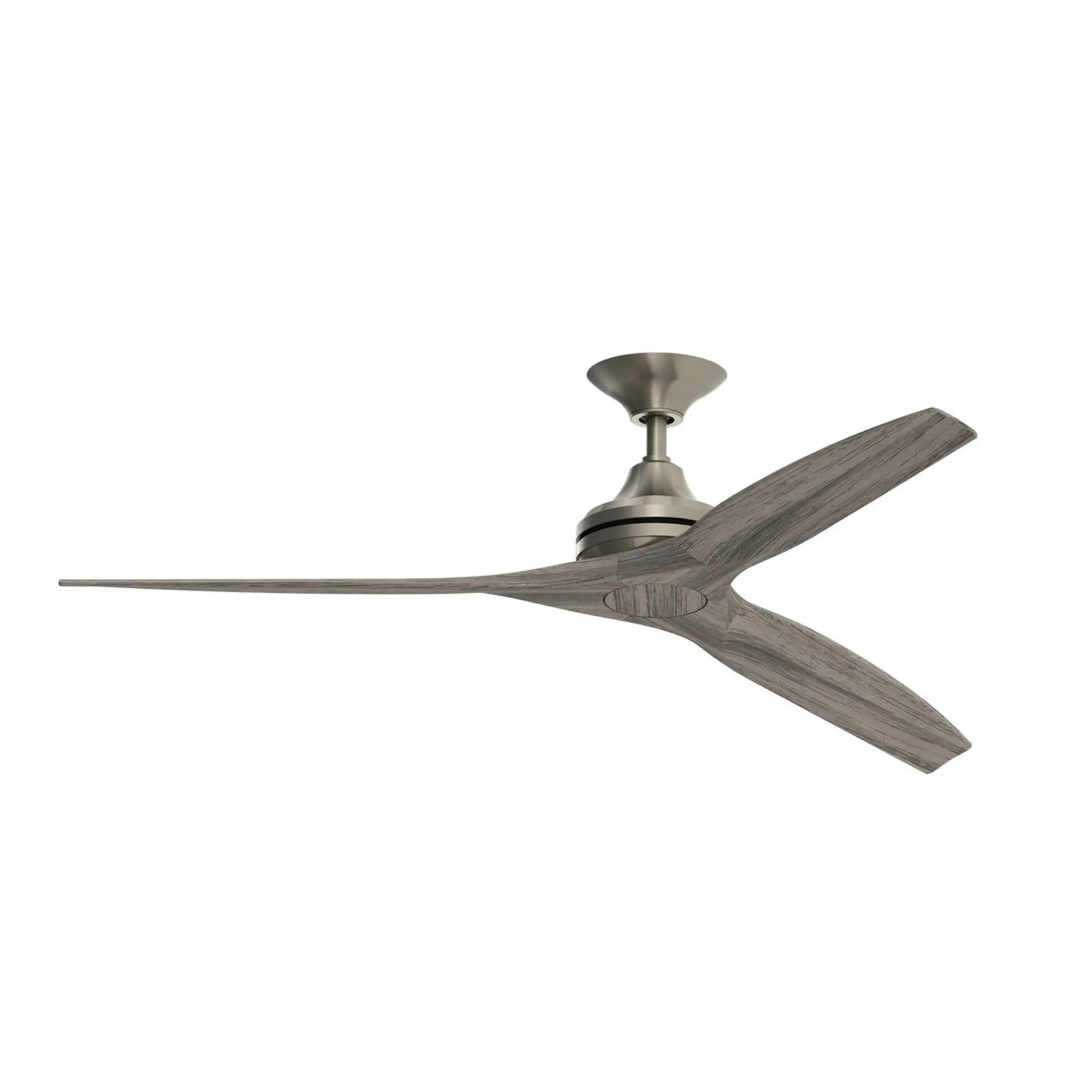 60" Indoor / Outdoor Metal and Wood Ceiling Fan
