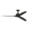 60" Indoor / Outdoor Metal and Wood Ceiling Fan