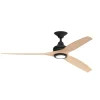 48" Indoor / Outdoor Metal and Wood LED Ceiling Fan