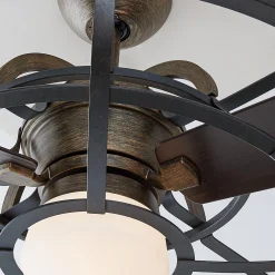 30" Industrial Cage Ceiling Fan