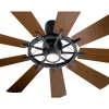 65" Industrial Spoke Ceiling Fan