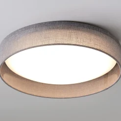 15" LED Linen Shade Ceiling Light
