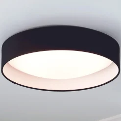 15" LED Linen Shade Ceiling Light