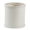 4" Linen Drum Chandelier Shade