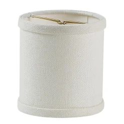 4" Linen Drum Chandelier Shade