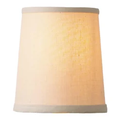 6" Linen Tapered Chandelier Shade