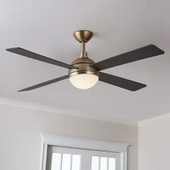 54" Modern Globe LED Ceiling Fan