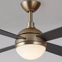 54" Modern Globe LED Ceiling Fan
