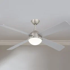 54" Modern Globe LED Ceiling Fan
