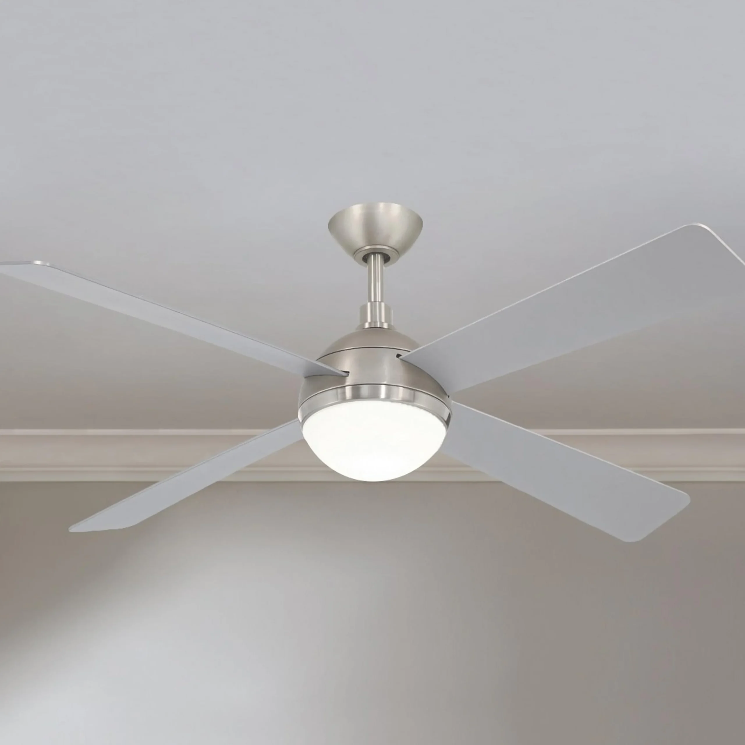 54" Modern Globe LED Ceiling Fan