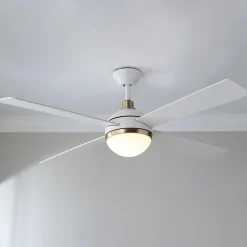 54" Modern Globe LED Ceiling Fan