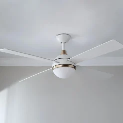 54" Modern Globe LED Ceiling Fan