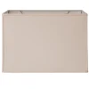 16" Modern Rectangular Linen Shade