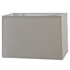 16" Modern Rectangular Linen Shade