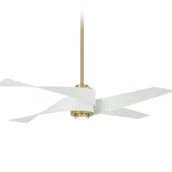 64" Modern Twirl Blade Ceiling Fan