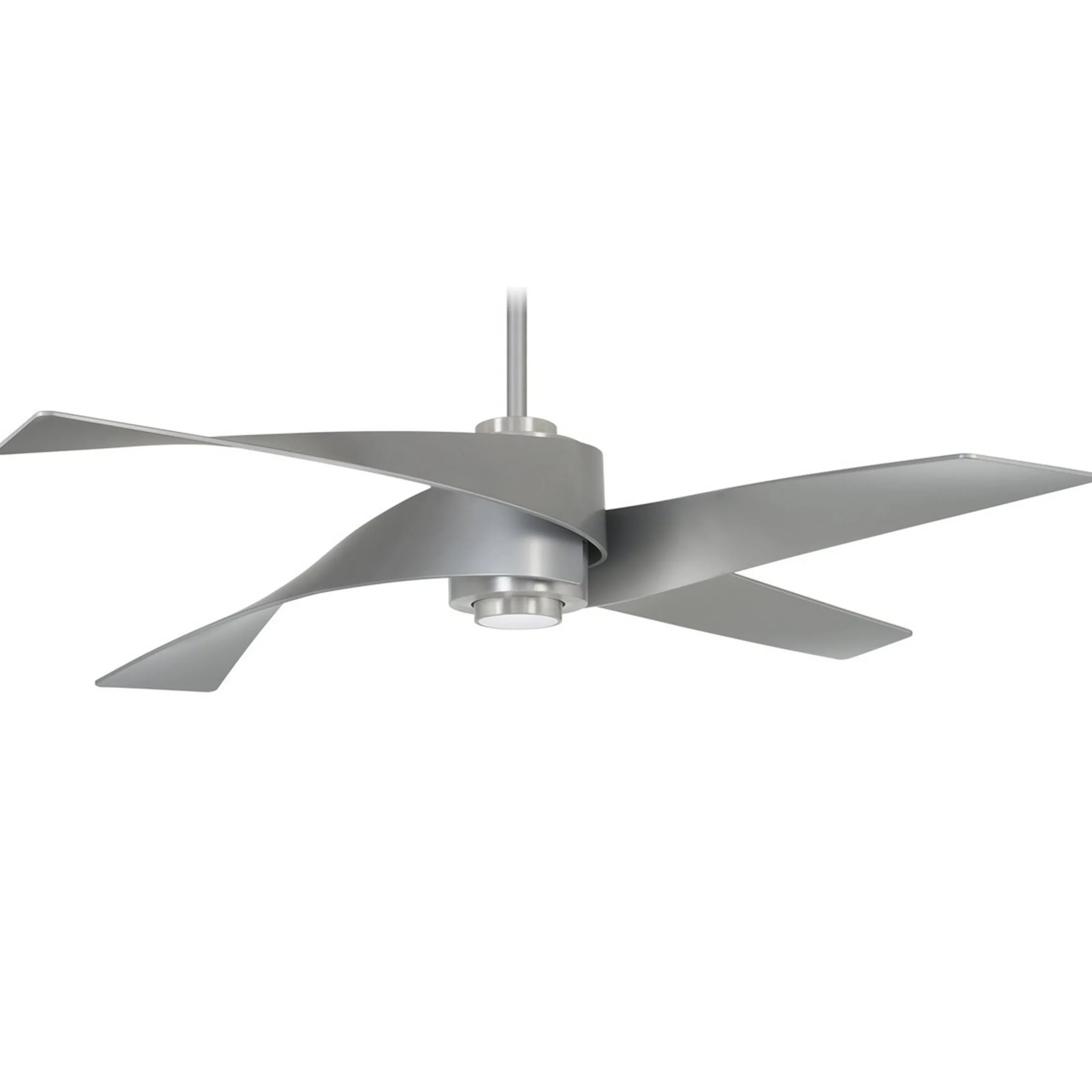 64" Modern Twirl Blade Ceiling Fan