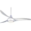 52" Modern Twisted Blade LED Ceiling Fan